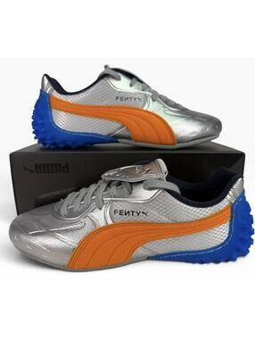 FENTY x PUMA Avanti LS-X Rihanna Sneakers 404809 02 SILVER Women's Shoe Size 11